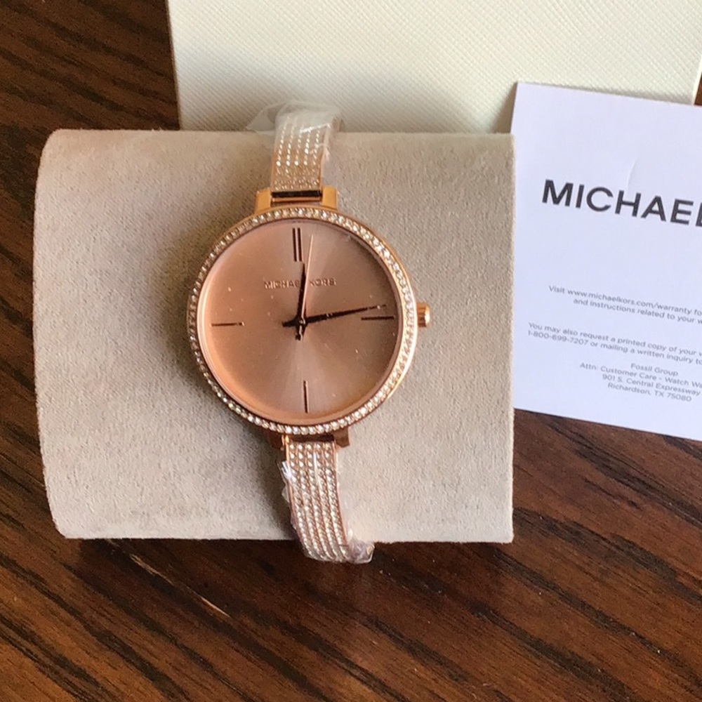 Original MK JarynRose watch  36 mmnew w tag /care card /original box